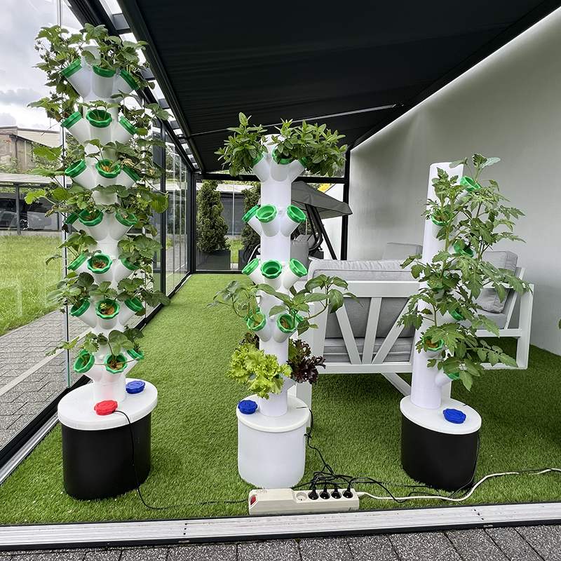 Wielomodułowe wieże hydroponiczne